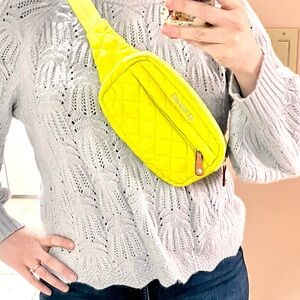 MZ Wallace Acid Yellow Crossbody/Metro Belt Bag